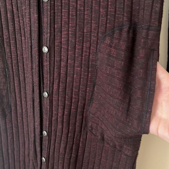 Michael Stars Long Duster Cardigan One Size - Picture 4 of 8